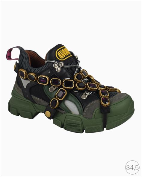 gucci sneaker flashtrek verde|gucci flashtrek sneakers cheap.